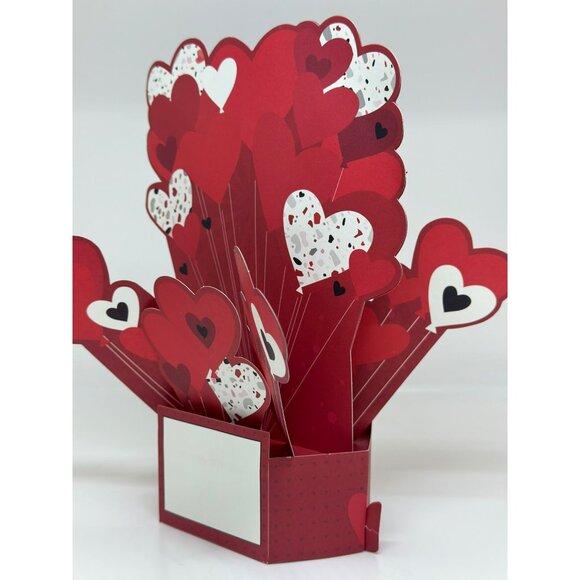 Happy Valentines Day Pop-Up Card By Hallmark Holiday Gift Hearts - Picture 3 of 5